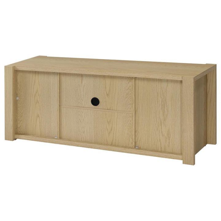 Laurelton - 60" 2 - Door TV Stand Media Console - Light Oak TV Stand modern furniture Contempo Furniture