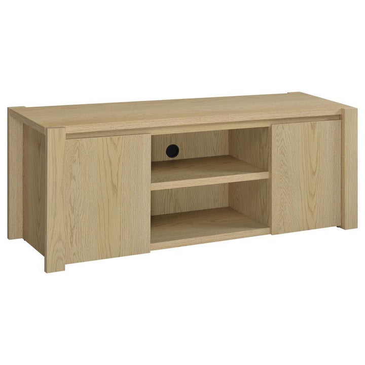 Laurelton - 60" 2 - Door TV Stand Media Console - Light Oak TV Stand modern furniture Contempo Furniture