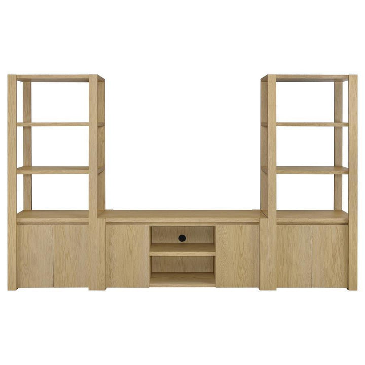 Laurelton - 60" 2 - Door TV Stand Media Console - Light Oak TV Stand modern furniture Contempo Furniture
