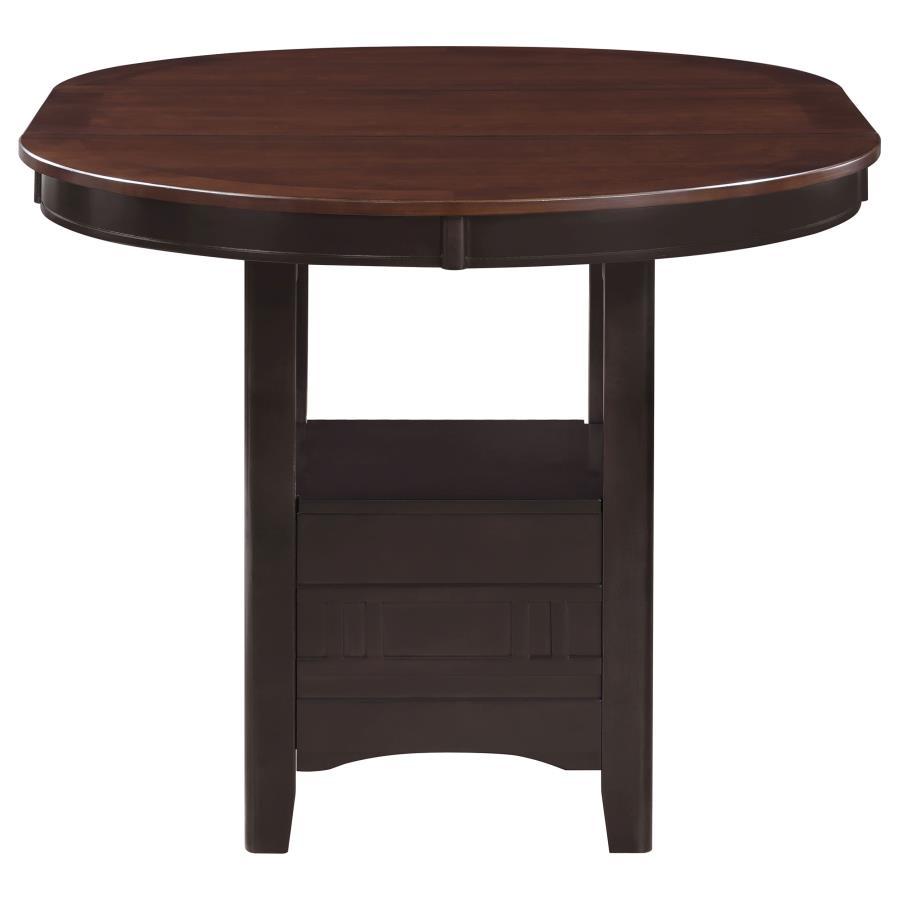 Lavon - 5 Piece Oval Counter Height Dining Set - Light Chestnut 5 - Piece Dining Room Set modern furniture Contempo Furniture