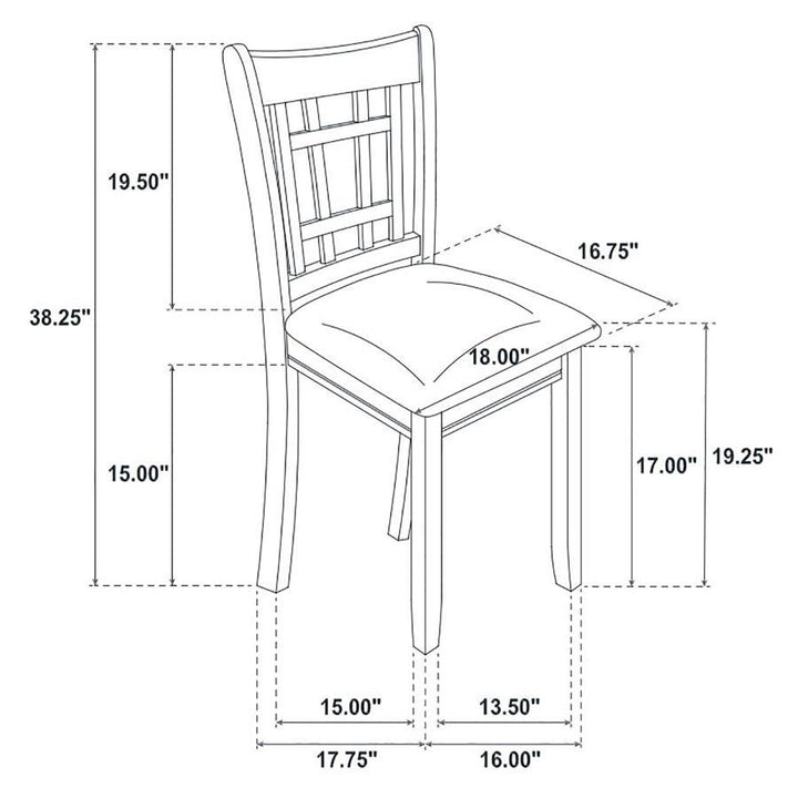 Lavon - 5 Piece Oval Extension Leaf Dining Set - Espresso 5 - Piece Dining Room Set modern furniture Contempo Furniture