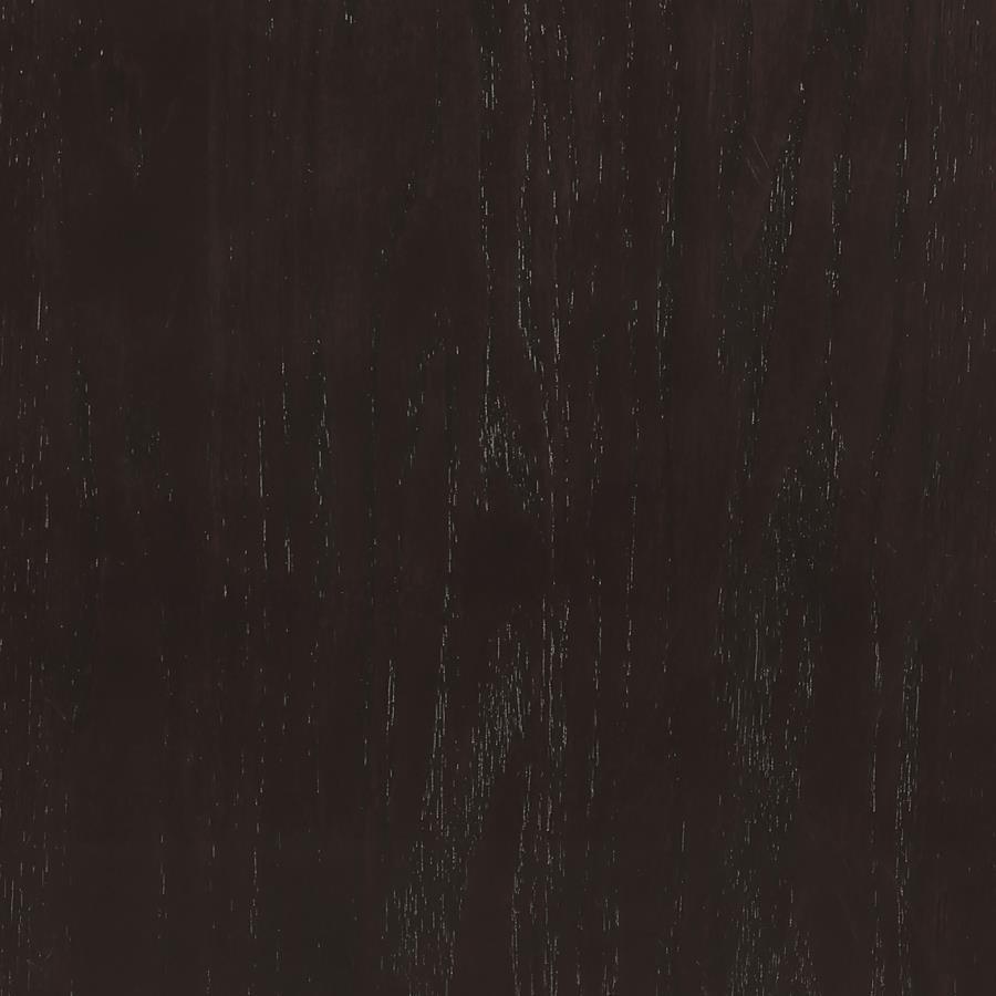 Lavon - 5 Piece Oval Extension Leaf Dining Set - Espresso 5 - Piece Dining Room Set modern furniture Contempo Furniture