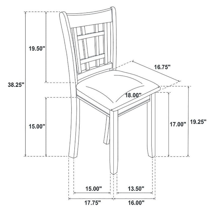 Lavon - 5 Piece Oval Extension Leaf Dining Set - Espresso 5 - Piece Dining Room Set modern furniture Contempo Furniture