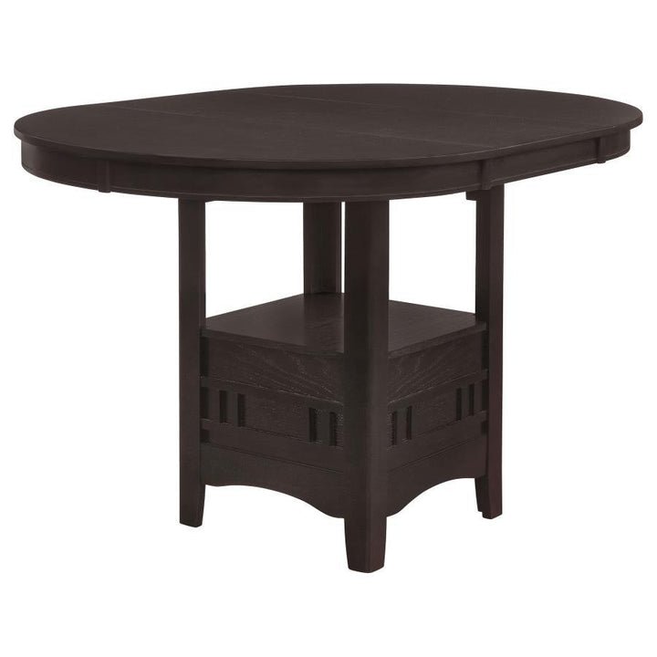 Lavon - Oval Extension Counter Dining Table - Espresso Counter Table modern furniture Contempo Furniture