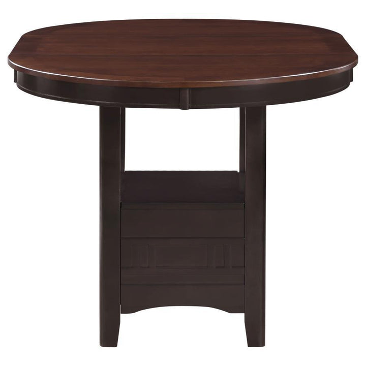 Lavon - Oval Extension Counter Dining Table - Light Chestnut Counter Table modern furniture Contempo Furniture