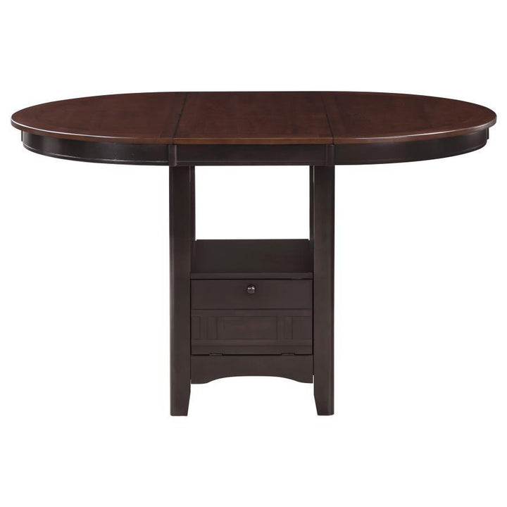 Lavon - Oval Extension Counter Dining Table - Light Chestnut Counter Table modern furniture Contempo Furniture