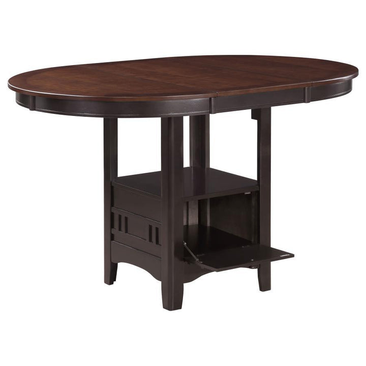 Lavon - Oval Extension Counter Dining Table - Light Chestnut Counter Table modern furniture Contempo Furniture