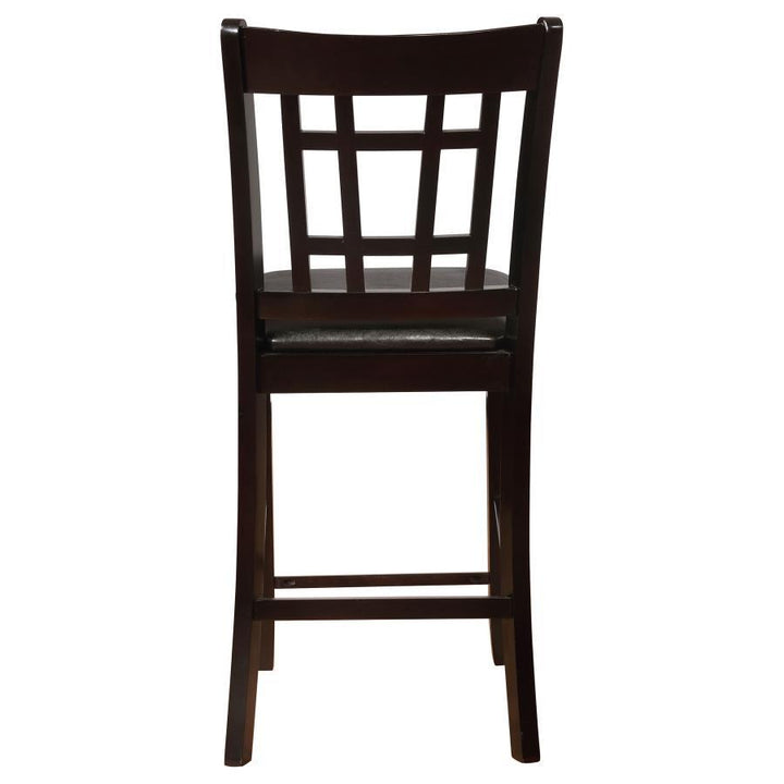 Lavon - Wood Counter Chair (Set of 2) - Black And Espresso Stool Set modern furniture Contempo Furniture