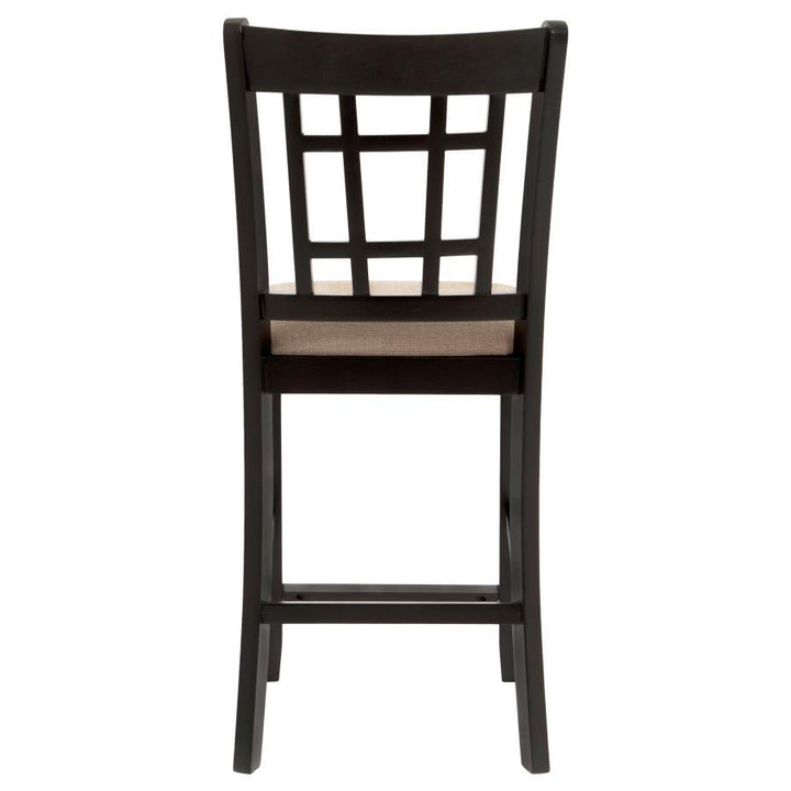 Lavon - Wood Counter Chair (Set of 2) - Tan / Espresso Stool Set modern furniture Contempo Furniture