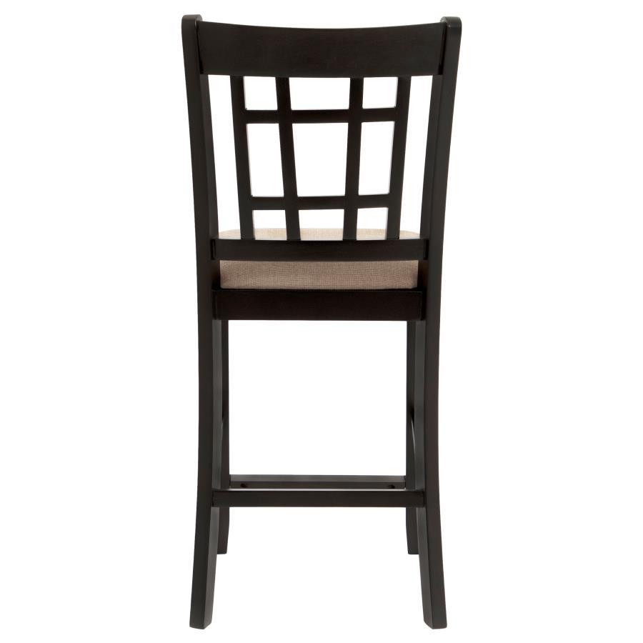 Lavon - Wood Counter Chair (Set of 2) - Tan / Espresso Stool Set modern furniture Contempo Furniture