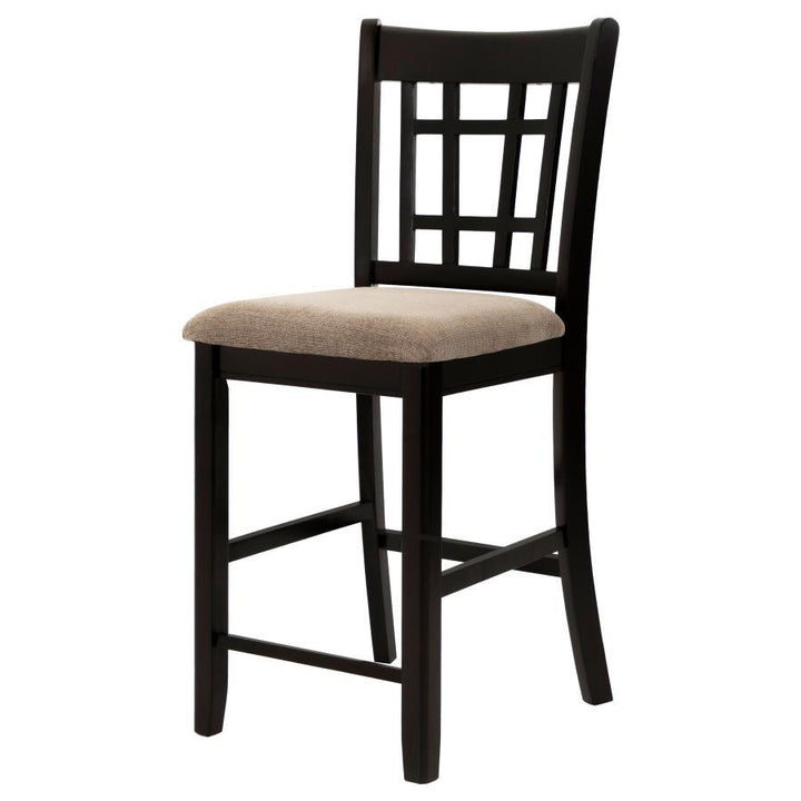 Lavon - Wood Counter Chair (Set of 2) - Tan / Espresso Stool Set modern furniture Contempo Furniture