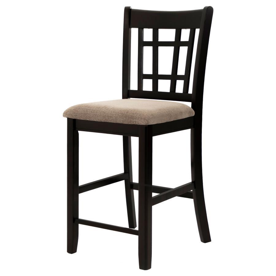 Lavon - Wood Counter Chair (Set of 2) - Tan / Espresso Stool Set modern furniture Contempo Furniture