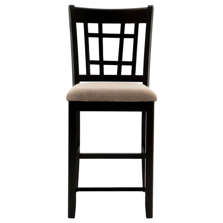 Lavon - Wood Counter Chair (Set of 2) - Tan / Espresso Stool Set modern furniture Contempo Furniture