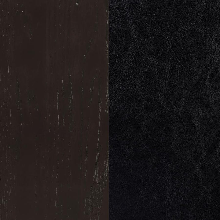 Lavon - Wood Dining Side Chair (Set of 2) - Espresso And Black Chair Set modern furniture Contempo Furniture