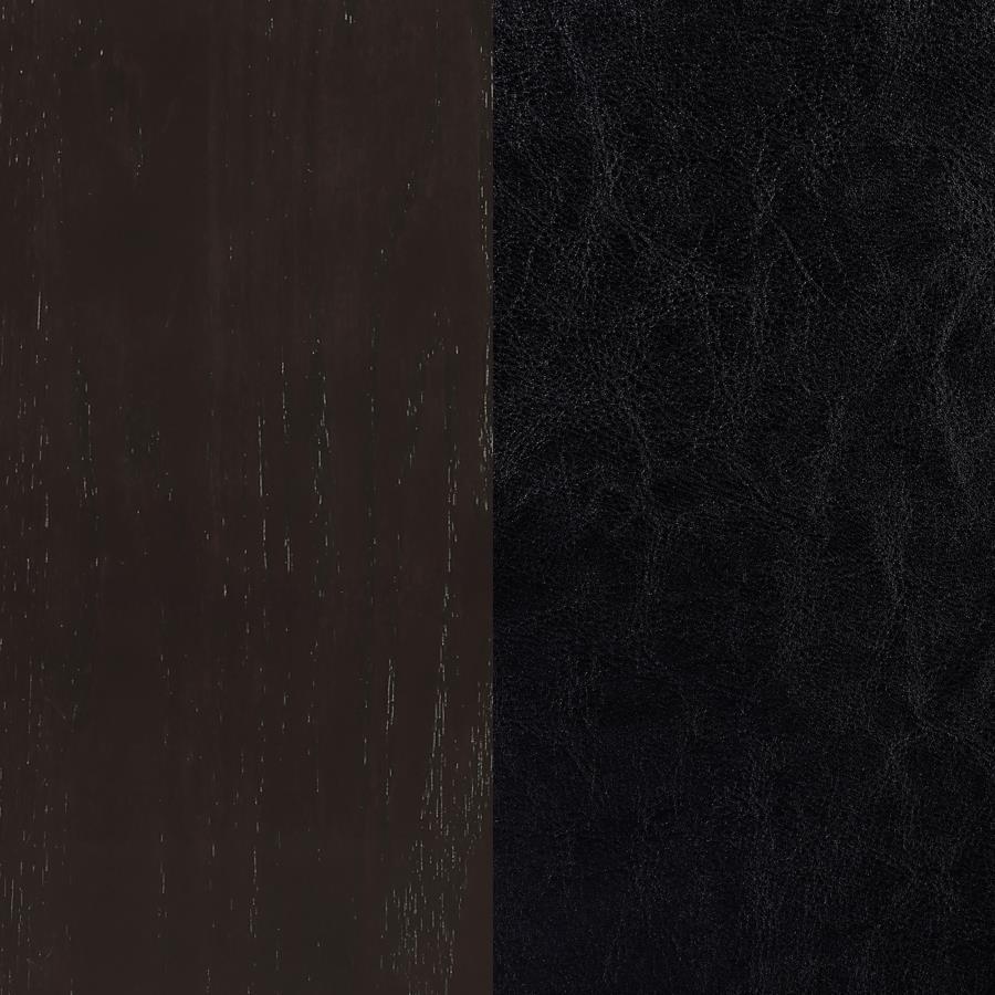 Lavon - Wood Dining Side Chair (Set of 2) - Espresso And Black Chair Set modern furniture Contempo Furniture
