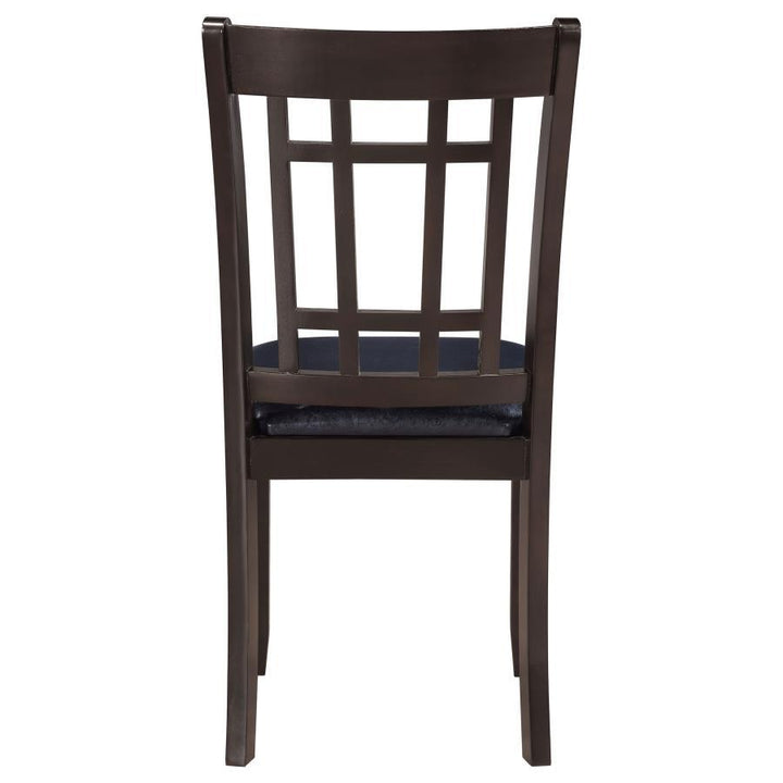Lavon - Wood Dining Side Chair (Set of 2) - Espresso And Black Chair Set modern furniture Contempo Furniture