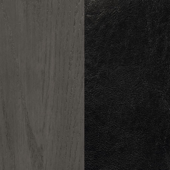 Lavon - Wood Dining Side Chair (Set of 2) - Medium Gray And Black Chair Set modern furniture Contempo Furniture