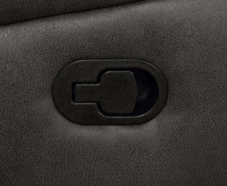 Lawrence - 2 Piece Upholstered Reclining Sofa Set - Charcoal Reclining Sofa & Loveseat modern furniture Contempo Furniture