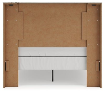 Lawroy Full Panel Bed - Beige Panel Bed modern furniture Contempo Furniture