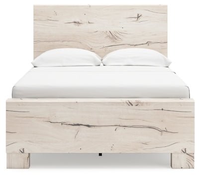 Lawroy Full Panel Bed - Beige Panel Bed modern furniture Contempo Furniture