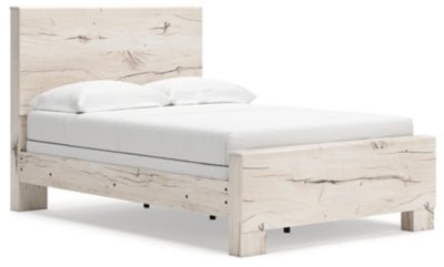 Lawroy Full Panel Bed - Beige Panel Bed modern furniture Contempo Furniture