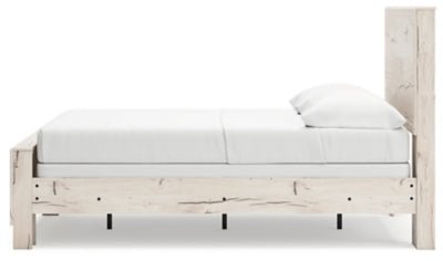 Lawroy Full Panel Bed - Beige Panel Bed modern furniture Contempo Furniture