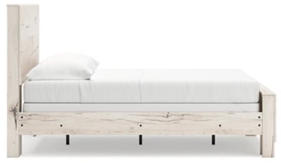 Lawroy Full Panel Bed - Beige Panel Bed modern furniture Contempo Furniture