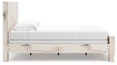 Lawroy King Panel Bed - Beige Panel Bed modern furniture Contempo Furniture