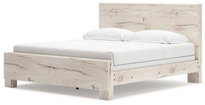 Lawroy King Panel Bed - Beige Panel Bed modern furniture Contempo Furniture