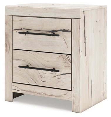 Lawroy Nightstand - Beige Nightstand w/ Charging Station modern furniture Contempo Furniture