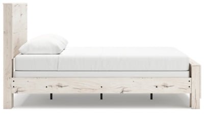 Lawroy Queen Panel Bed - Beige Panel Bed modern furniture Contempo Furniture