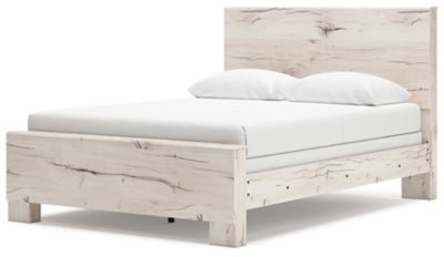 Lawroy Queen Panel Bed - Beige Panel Bed modern furniture Contempo Furniture