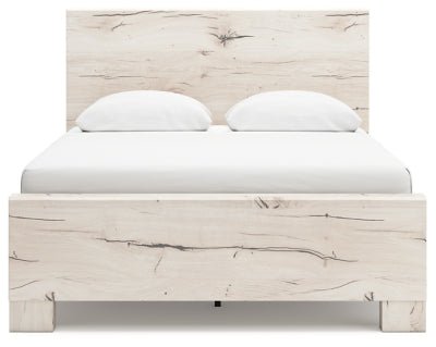 Lawroy Queen Panel Bed - Beige Panel Bed modern furniture Contempo Furniture