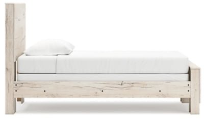 Lawroy Twin Panel Bed - Beige Panel Bed modern furniture Contempo Furniture