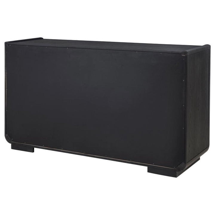 Leandro - 2 - Drawer Dining Sideboard Server - Burnished Black Servers modern furniture Contempo Furniture