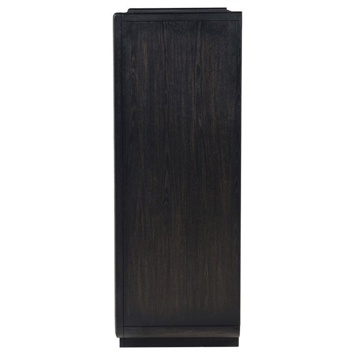 Leandro - 5 - Drawer Bedroom Chest Of Drawers - Burnished Black Accent Chest modern furniture Contempo Furniture