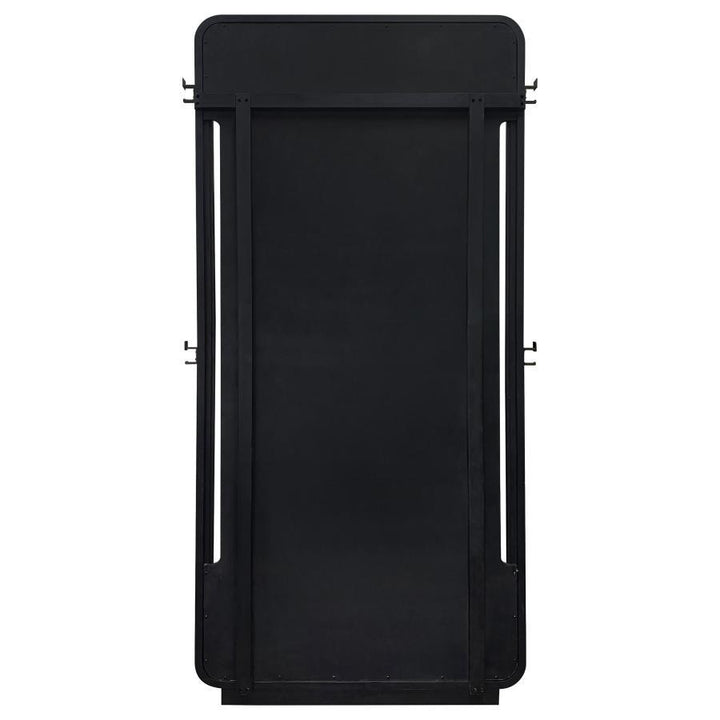 Leandro - 76" Full Length Floor Mirror - Burnished Black Floor Mirror modern furniture Contempo Furniture
