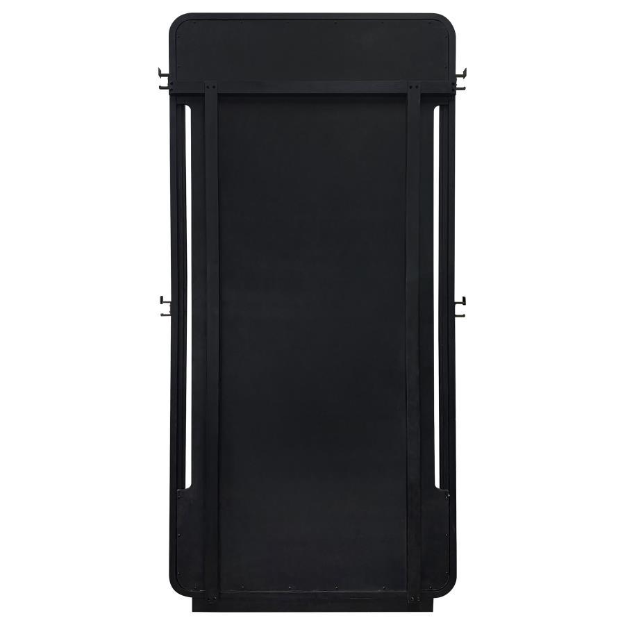 Leandro - 76" Full Length Floor Mirror - Burnished Black Floor Mirror modern furniture Contempo Furniture