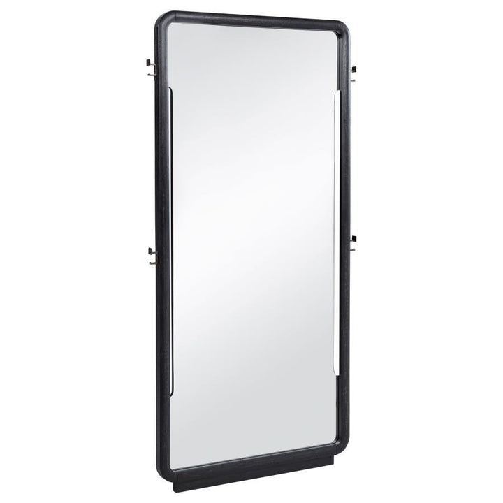 Leandro - 76" Full Length Floor Mirror - Burnished Black Floor Mirror modern furniture Contempo Furniture
