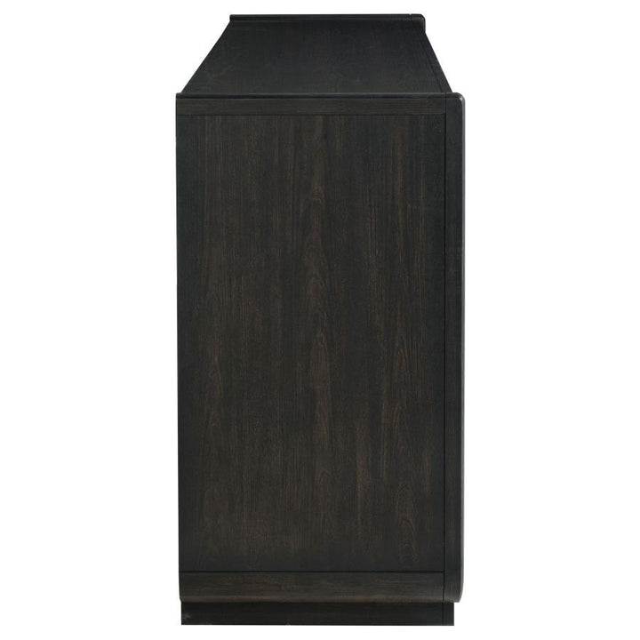 Leandro - 8 - Drawer Bedroom Dresser Cabinet - Burnished Black Dressers modern furniture Contempo Furniture