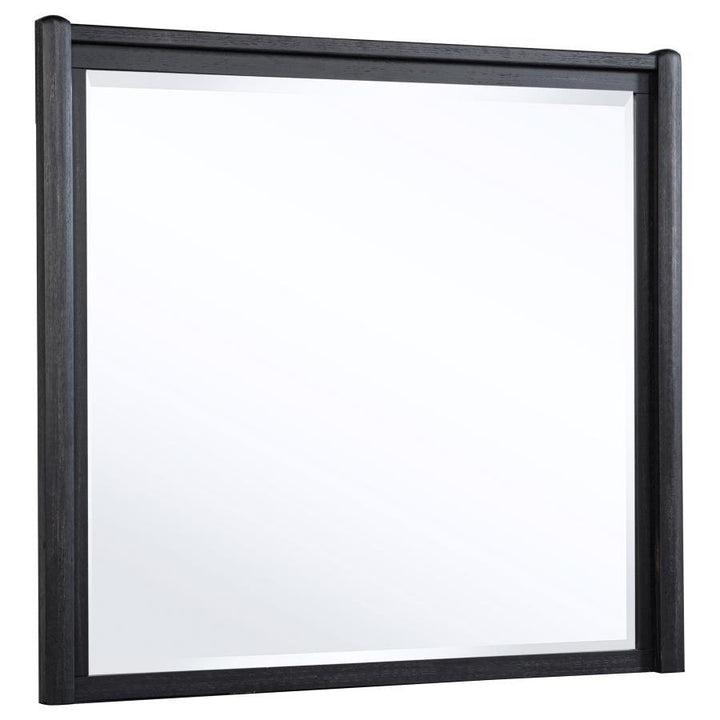 Leandro - Dresser Mirror - Burnished Black Mirror modern furniture Contempo Furniture