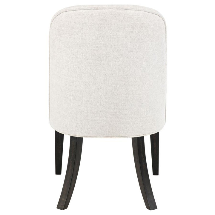 Leandro - Upholstered Dining Side Chair (Set of 2) - Cream Chair Set modern furniture Contempo Furniture