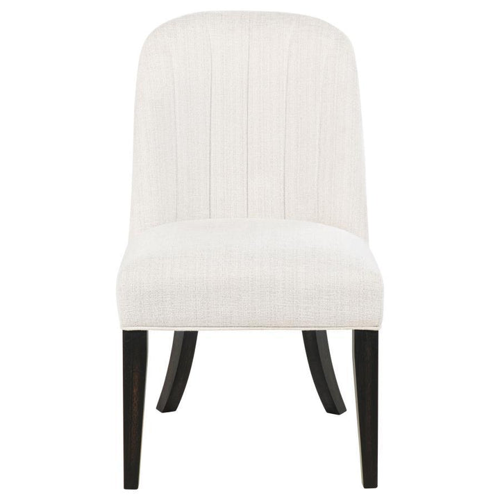 Leandro - Upholstered Dining Side Chair (Set of 2) - Cream Chair Set modern furniture Contempo Furniture