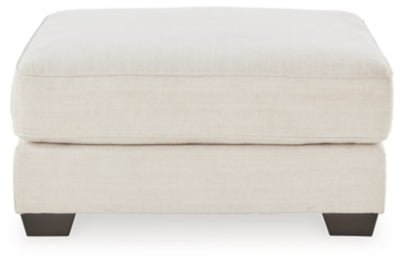 Lerenza Oversized Accent Ottoman - Beige Accent Ottoman modern furniture Contempo Furniture