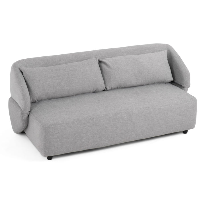 Lerner  Modern Light Grey Fabric Sofa Bed