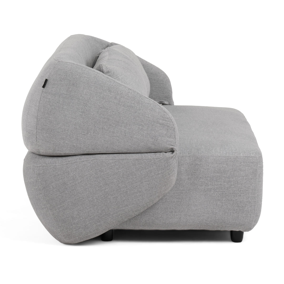 Lerner  Modern Light Grey Fabric Sofa Bed