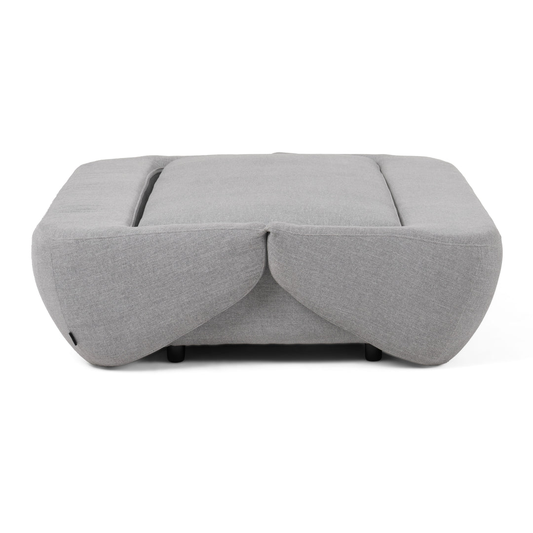 Lerner  Modern Light Grey Fabric Sofa Bed