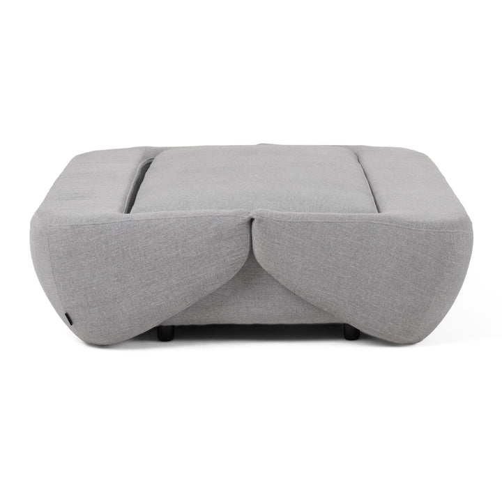 Lerner  Modern Light Grey Fabric Sofa Bed