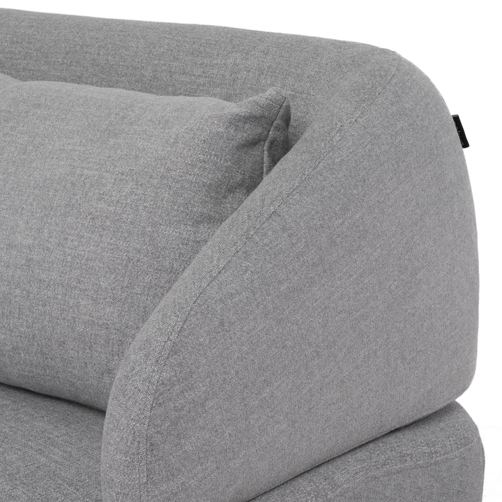Lerner - Modern Light Grey Fabric Sofa Bed