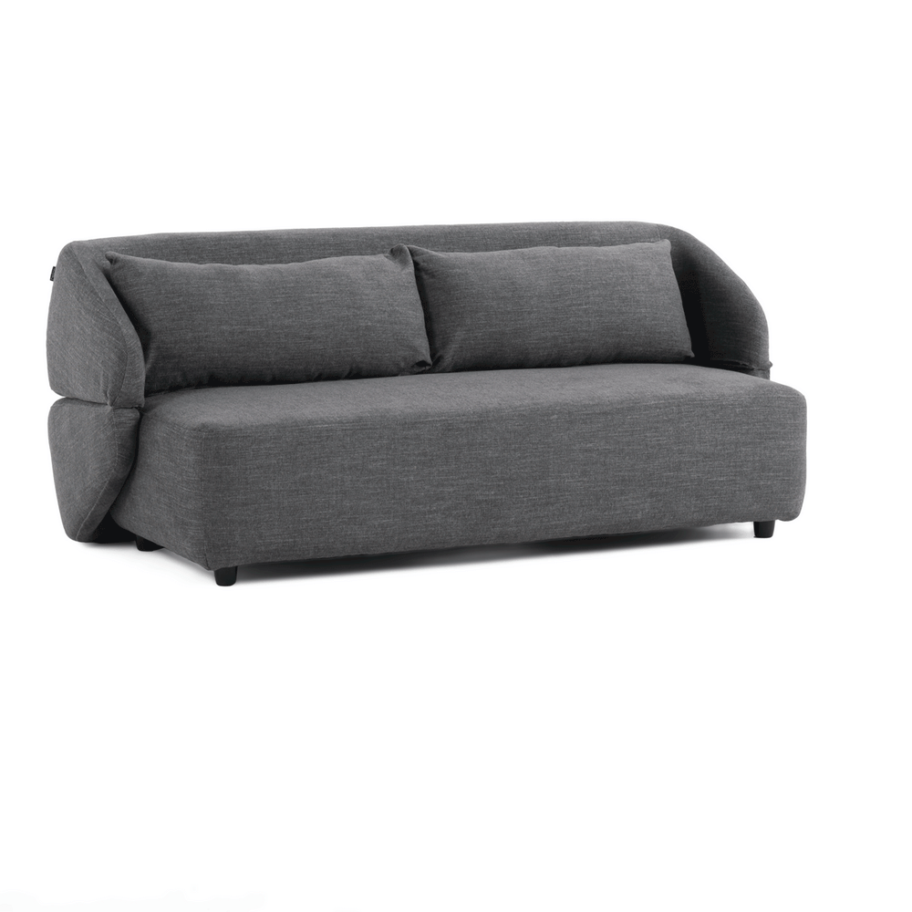 Lerner - Modern Dark Grey Fabric Sofa Bed - View 13